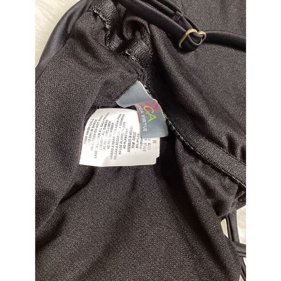 New. BECCA black plunge neck swimsuit. Small - Picture 13 of 14